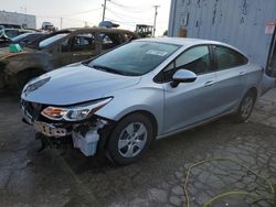 Chevrolet salvage cars for sale: 2018 Chevrolet Cruze LS