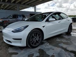 Salvage cars for sale at West Palm Beach, FL auction: 2021 Tesla Model 3