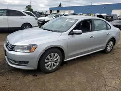 2015 Volkswagen Passat S en venta en Woodhaven, MI