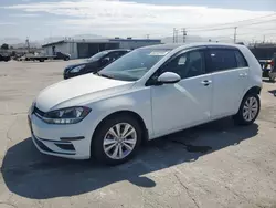 Volkswagen Golf salvage cars for sale: 2020 Volkswagen Golf