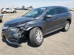 Salvage cars for sale at Fresno, CA auction: 2016 Acura RDX Technology