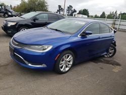 Chrysler salvage cars for sale: 2015 Chrysler 200 Limited