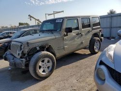 Salvage cars for sale at Kansas City, KS auction: 2018 Jeep Wrangler Unlimited Sport