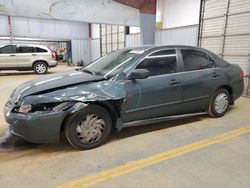 Salvage cars for sale at Mocksville, NC auction: 2005 Honda Accord LX