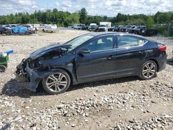 Salvage cars for sale at Candia, NH auction: 2018 Hyundai Elantra SEL