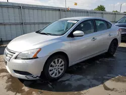 Nissan salvage cars for sale: 2015 Nissan Sentra S