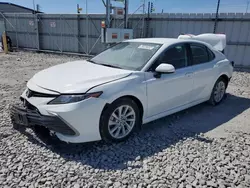 Toyota salvage cars for sale: 2022 Toyota Camry LE