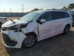 Toyota Sienna le salvage cars for sale: 2022 Toyota Sienna LE