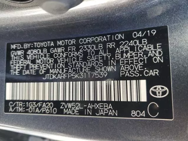 2019 Toyota Prius Prime