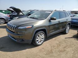 Jeep salvage cars for sale: 2015 Jeep Cherokee Limited