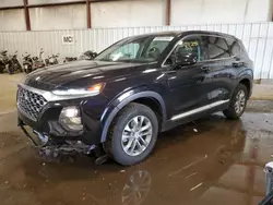 Salvage cars for sale at Lansing, MI auction: 2020 Hyundai Santa FE SEL