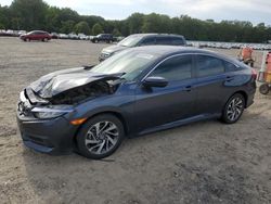 Honda salvage cars for sale: 2017 Honda Civic EX