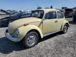 Volkswagen salvage cars for sale: 1971 Volkswagen Beetle