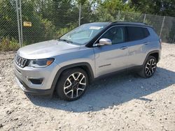 Jeep salvage cars for sale: 2021 Jeep Compass Limited