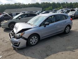 Salvage cars for sale at Exeter, RI auction: 2015 Subaru Impreza