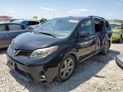 Toyota Sienna salvage cars for sale: 2018 Toyota Sienna SE