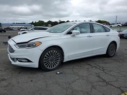 Salvage cars for sale at Pennsburg, PA auction: 2018 Ford Fusion TITANIUM/PLATINUM