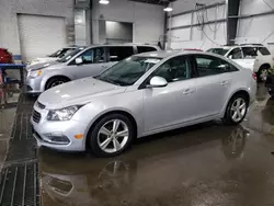 Chevrolet salvage cars for sale: 2015 Chevrolet Cruze LT