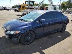 Salvage cars for sale at Denver, CO auction: 2010 Honda Civic LX