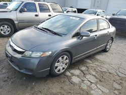 Salvage cars for sale from Copart Savannah, GA: 2009 Honda Civic LX