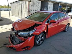 Salvage cars for sale at Fresno, CA auction: 2017 Chevrolet Cruze LT