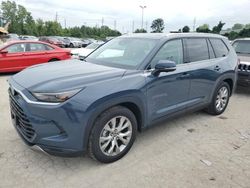 Toyota salvage cars for sale: 2024 Toyota Grand Highlander XLE