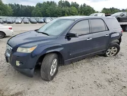 Salvage cars for sale at Mendon, MA auction: 2007 Saturn Outlook XE