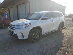 Salvage cars for sale at Temple, TX auction: 2018 Toyota Highlander LE