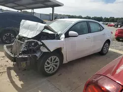 Toyota Corolla l salvage cars for sale: 2017 Toyota Corolla L