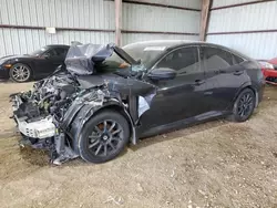 Vehiculos salvage en venta de Copart Houston, TX: 2021 Honda Civic LX