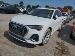 Salvage cars for sale at Bridgeton, MO auction: 2021 Audi Q3 Premium S Line 45