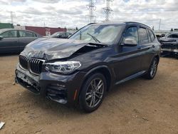 Salvage cars for sale from Copart Elgin, IL: 2020 BMW X3 XDRIVEM40I