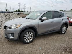 Salvage cars for sale at Elgin, IL auction: 2014 Mazda CX-5 Touring