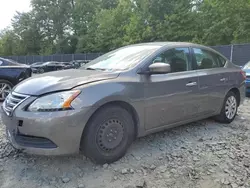 Salvage cars for sale at Waldorf, MD auction: 2015 Nissan Sentra S