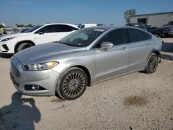 Salvage cars for sale at Kansas City, KS auction: 2015 Ford Fusion Titanium