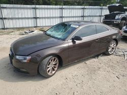 Salvage cars for sale at Hampton, VA auction: 2013 Audi A5 Premium Plus