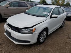 Volkswagen salvage cars for sale: 2012 Volkswagen Jetta SE