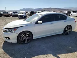 Salvage cars for sale at North Las Vegas, NV auction: 2017 Honda Accord Sport Special Edition