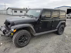 Jeep salvage cars for sale: 2021 Jeep Wrangler Unlimited Sport