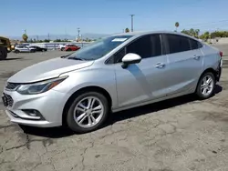 Chevrolet salvage cars for sale: 2018 Chevrolet Cruze LT