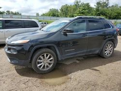 Salvage cars for sale at Davison, MI auction: 2016 Jeep Cherokee Limited