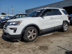 Salvage cars for sale at Jacksonville, FL auction: 2018 Ford Explorer XLT