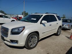 Salvage cars for sale at Pekin, IL auction: 2015 GMC Acadia Denali