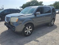 Salvage cars for sale at Oklahoma City, OK auction: 2012 Honda Pilot Touring