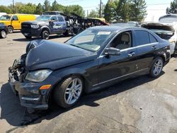 Salvage cars for sale at Denver, CO auction: 2012 Mercedes-Benz C 300 4matic