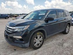 Honda Pilot LX salvage cars for sale: 2016 Honda Pilot LX