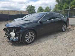 Chevrolet salvage cars for sale: 2018 Chevrolet Malibu LT