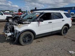 2017 Ford Explorer Police Interceptor en venta en Woodhaven, MI