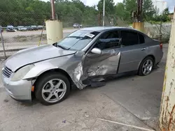 Salvage cars for sale at Gaston, SC auction: 2004 Infiniti G35