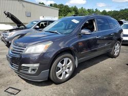 Salvage cars for sale from Copart Exeter, RI: 2014 Chevrolet Traverse LTZ